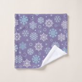 Snowflake patroon bad handdoek (Wasdoekje)