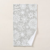 Snowflake patroon bad handdoek (Handdoek)