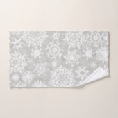 Snowflake patroon bad handdoek (Handdoek)