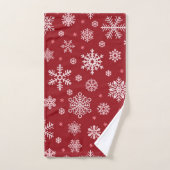 Snowflake patroon bad handdoek (Handdoek)