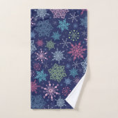 Snowflake patroon bad handdoek (Handdoek)