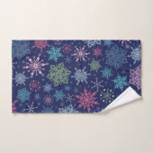 Snowflake patroon bad handdoek (Handdoek)