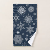 Snowflake patroon bad handdoek (Handdoek)