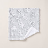 Snowflake patroon bad handdoek (Wasdoekje)