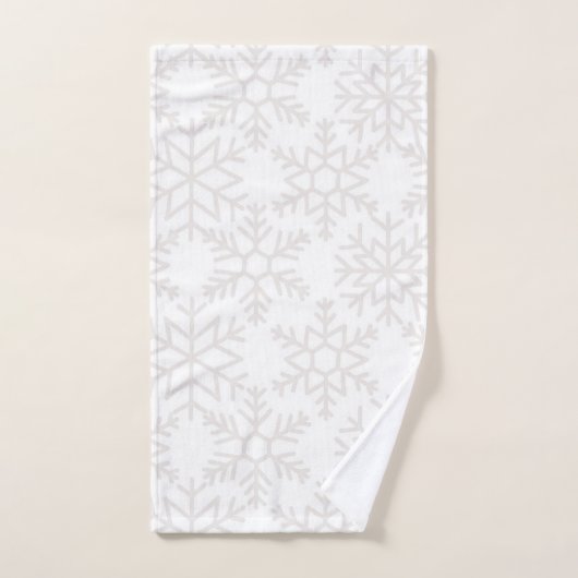 Snowflake patroon bad handdoek (Handdoek)