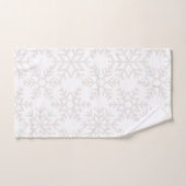 Snowflake patroon bad handdoek (Handdoek)