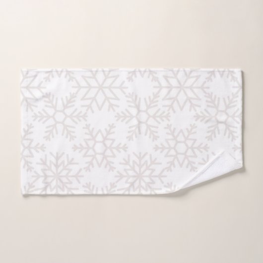 Snowflake patroon bad handdoek (Handdoek)