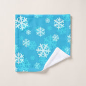 Snowflake patroon bad handdoek (Wasdoekje)