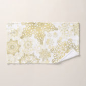 Snowflake patroon bad handdoek (Handdoek)