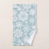 Snowflake patroon bad handdoek (Handdoek)