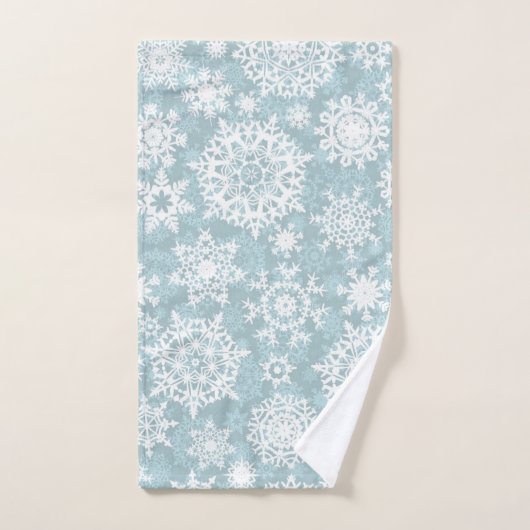 Snowflake patroon bad handdoek (Handdoek)