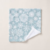 Snowflake patroon bad handdoek (Wasdoekje)