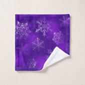 Snowflake patroon bad handdoek (Wasdoekje)