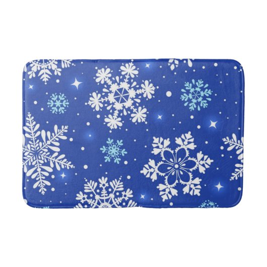 Snowflake patroon badmat (Voorkant)