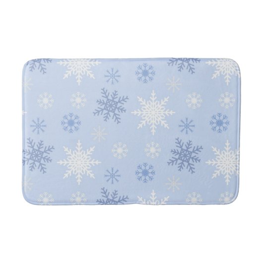 Snowflake patroon badmat (Voorkant)