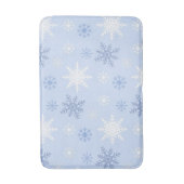 Snowflake patroon badmat (Voorkant Verticaal)