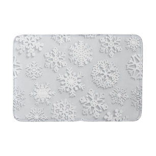 Snowflake patroon badmat