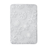 Snowflake patroon badmat (Voorkant Verticaal)
