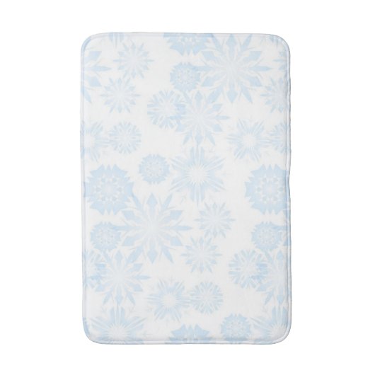 Snowflake patroon badmat (Voorkant Verticaal)