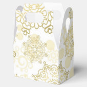 Snowflake patroon bedankdoosjes (Geopend)