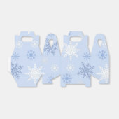 Snowflake patroon bedankdoosjes (Uitgevouwen)