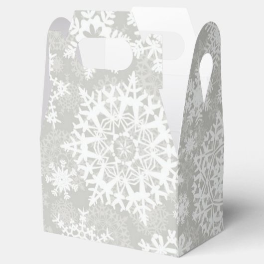 Snowflake patroon bedankdoosjes (Geopend)