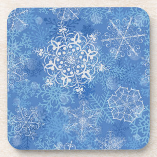 Snowflake patroon bier onderzetter