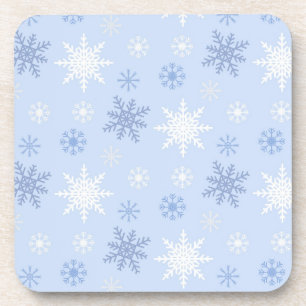Snowflake patroon bier onderzetter