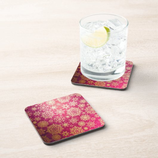 Snowflake patroon bier onderzetter (Rechterzijde)