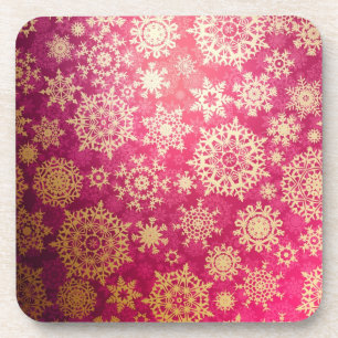 Snowflake patroon bier onderzetter