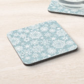 Snowflake patroon bier onderzetter (Linkerzijde)