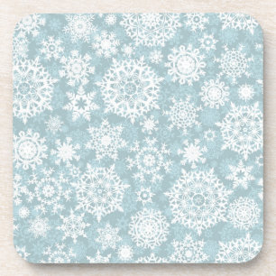 Snowflake patroon bier onderzetter