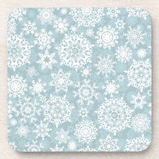 Snowflake patroon bier onderzetter (Voorkant)