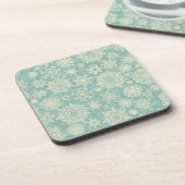 Snowflake patroon bier onderzetter (Linkerzijde)