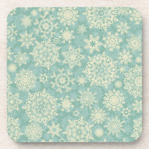 Snowflake patroon bier onderzetter