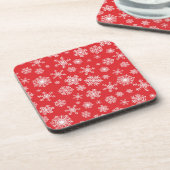 Snowflake patroon bier onderzetter (Linkerzijde)