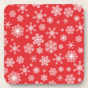 Snowflake patroon bier onderzetter