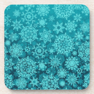 Snowflake patroon bier onderzetter