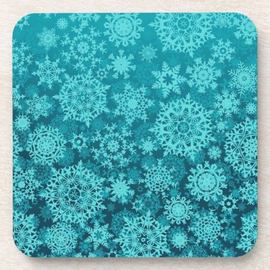 Snowflake patroon bier onderzetter (Voorkant)