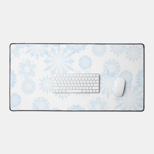 Snowflake patroon bureaumat (Keyboard & Muis)