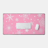 Snowflake patroon bureaumat (Keyboard & Muis)
