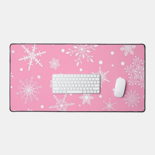 Snowflake patroon bureaumat (Keyboard & Muis)