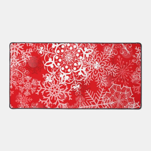 Snowflake patroon bureaumat (Voorkant)