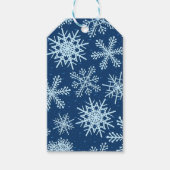 Snowflake patroon cadeaulabel (Voorkant)
