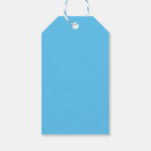 Snowflake patroon cadeaulabel (Achterkant)
