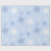Snowflake patroon cadeaupapier (Vlak)