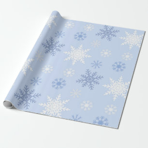 Snowflake patroon cadeaupapier