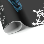 Snowflake patroon cadeaupapier (Rol Hoek)