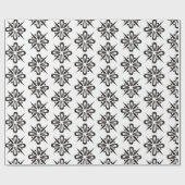 Snowflake patroon cadeaupapier (Vlak)