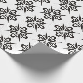 Snowflake patroon cadeaupapier (Hoek)